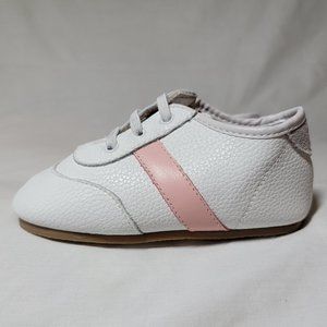 White and Pink love Bug sneaker